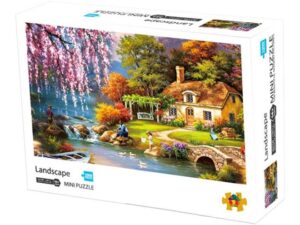 Landscape puzzles, kids educational toy set, brain IQ developing toys. Puzzle is one of magical