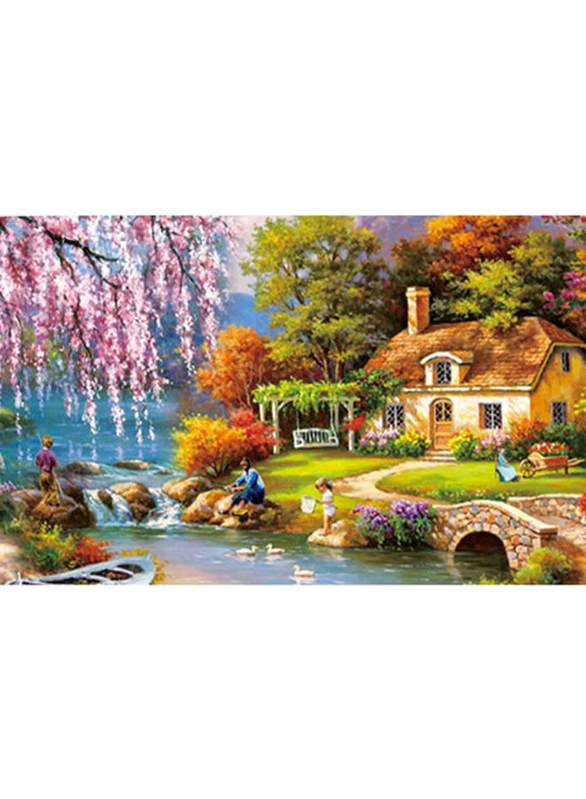 Landscape puzzles, kids educational toy set, brain IQ developing toys. Puzzle is one of magical - Image 2