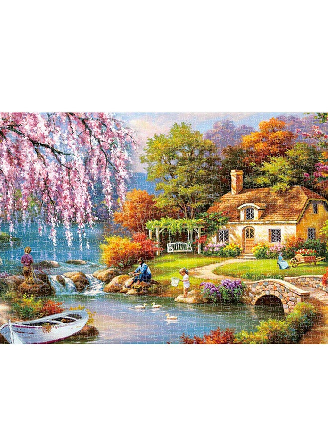 Landscape puzzles, kids educational toy set, brain IQ developing toys. Puzzle is one of magical - Image 3