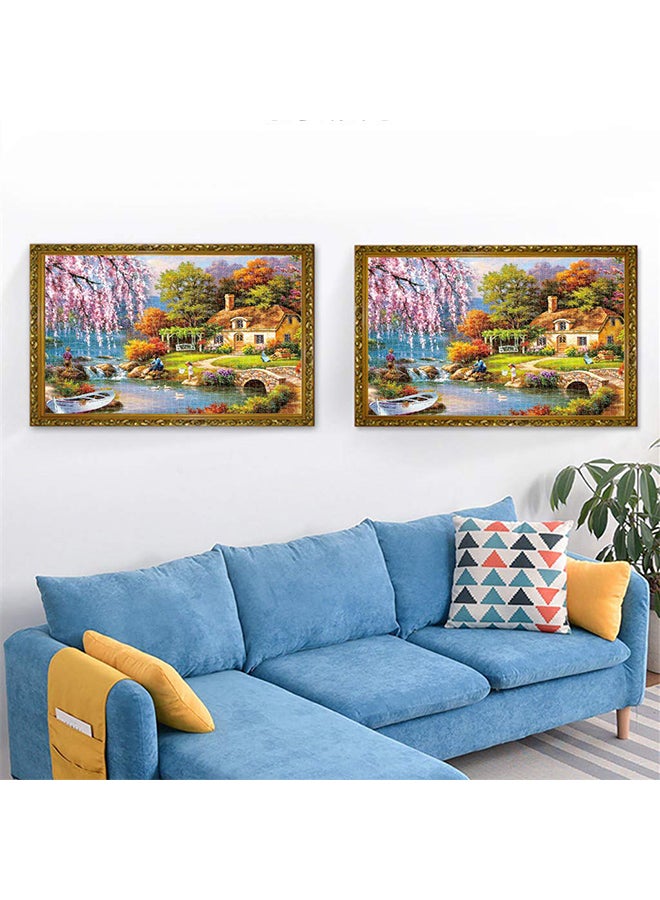 Landscape puzzles, kids educational toy set, brain IQ developing toys. Puzzle is one of magical - Image 4