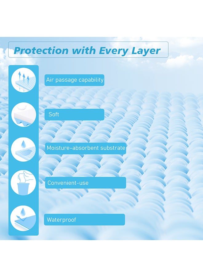 Disposable Changing pads (Pack Of 30) for Baby 60 cm X 90 cm Soft Ultra Absorbent Waterproof Diaper - Image 4