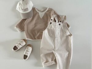 Autumn Children's Clothing New Korean Style Denim Suspender Pants Children's Trendy Match Boys And