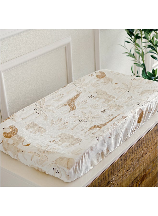 The changing pad cover from the Kendi collection is the perfect whimsical accent for any zoo or - Image 3