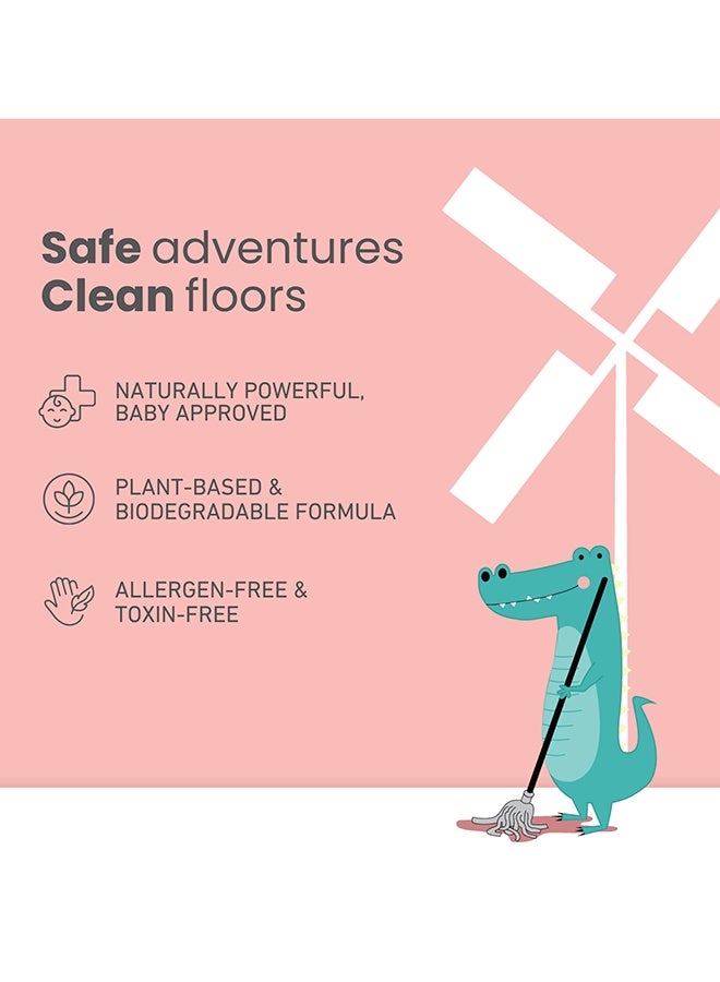 Baby Usda Certified Natural Floor Cleaner, Allergen & Alcohol Free, Baby Friendly, Pet Friendly, - Image 4