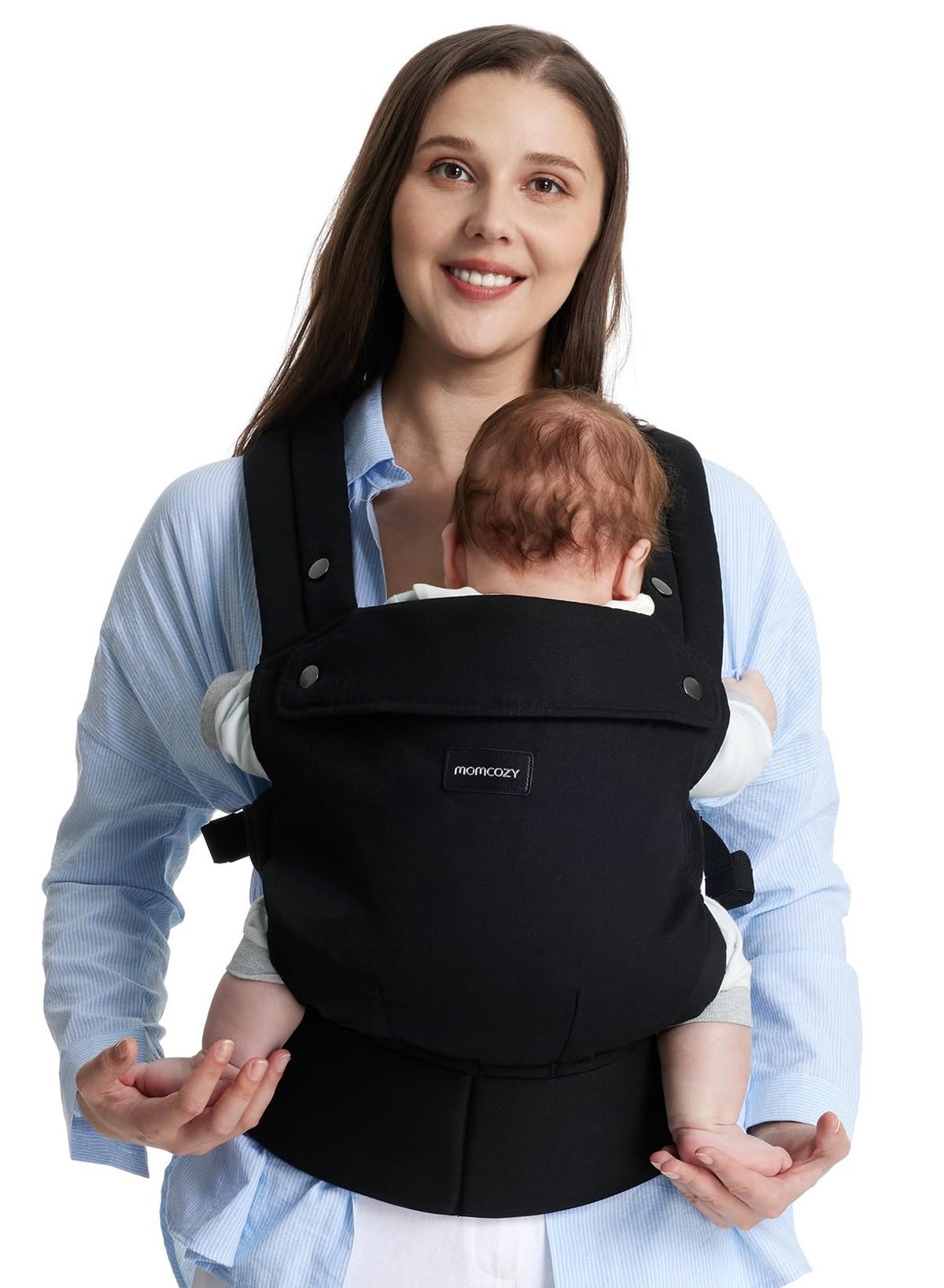 Momcozy Baby Carrier Newborn To Toddler - Ergonomic, cozy and lightweight infant carrier for 7-44