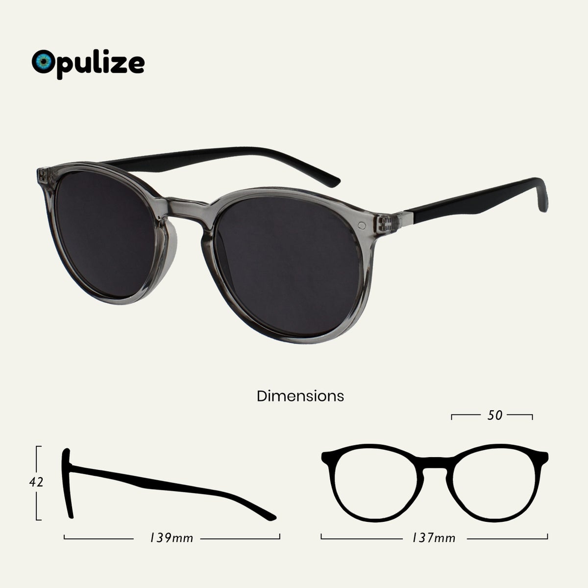 MET Fashion Sunglasses for Women Men - Slim Round Frame - Tinted UV400 Protection Lens - Spring - Image 2