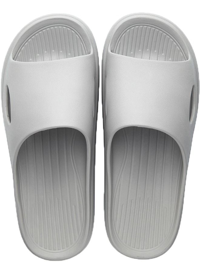 Bathroom Shower Slippers,Anti-slip Lightweight House Shower Slippers Super Soft Home Slippers for - Image 5