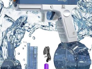 Electric Water Gun Auto Suction Water Guns for Adults&Kids Squirt Guns 39 Ft Range Battery Powered