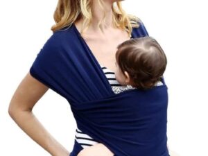 Baby Carrier, Baby Wrap Sling, Soft, Breathable and Stretchy, Relieves Pressure and Pain, Perfect