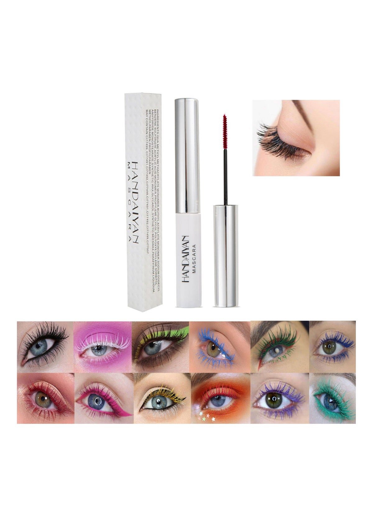 Mascara Black Volume And Long Waterproof Extreme Volume Matte Makeup Mascara Intense Length Lasting