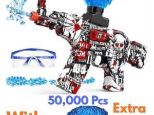 Gel Ball Blaster Gun + 50,000 Pcs Extra Gel Beads