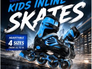 Beginner roller skates, children's inline skates, boys and girls children's roller skates,