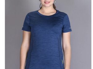 Blue Dri-Fit Gym Wear T-shirt for Women