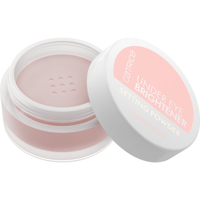 Upgrade your concealer game with the Catrice Under Eye Brightener Setting Powder 010 Light Rose. - Image 2