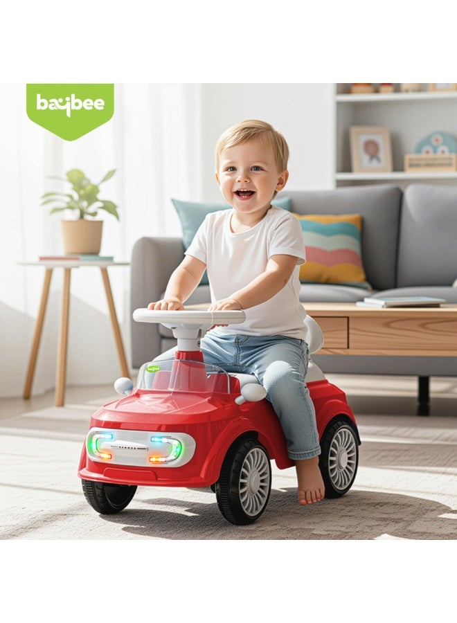 Mini Ride on Car for Kids with Music, Light & Parental Handle - Image 2