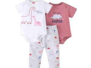 Baby Rompers 3-Piece Set