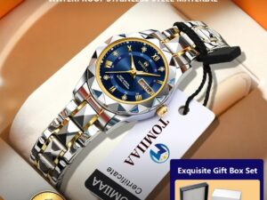 Remove the white clip on the button and press it inward to activate the watch.