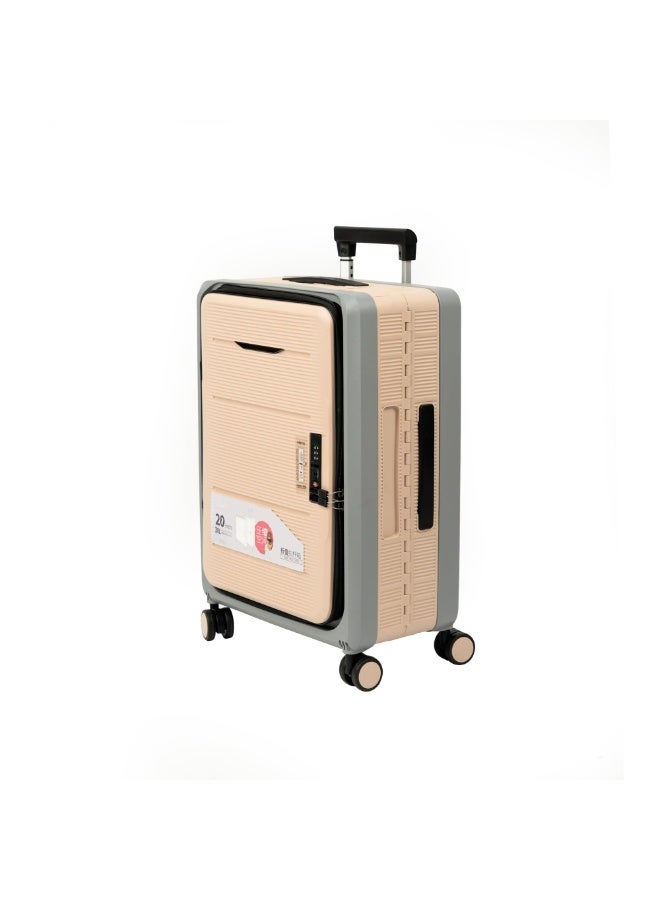 Collapsible & Foldable Hardcase Cabin Plastic Suitcase for Travel for Men's & Women's - Image 2