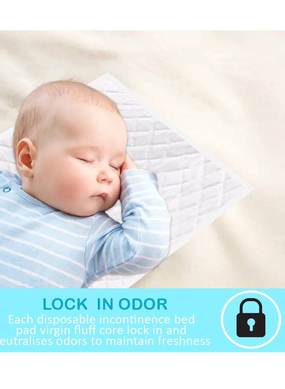 Disposable Changing Mats Pack of 30 mats are single-use mats designed for changing diapers or - Image 4