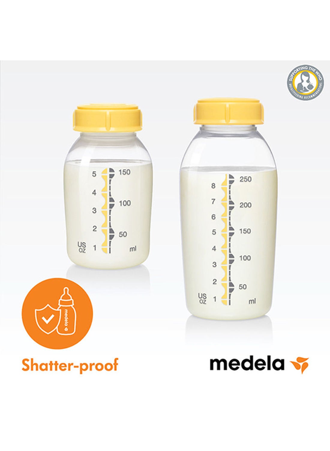 Pack Of 3 Safe And Bpa Free Breast Milk Bottles With Accurate Measurement Markings And Compatible - Image 5