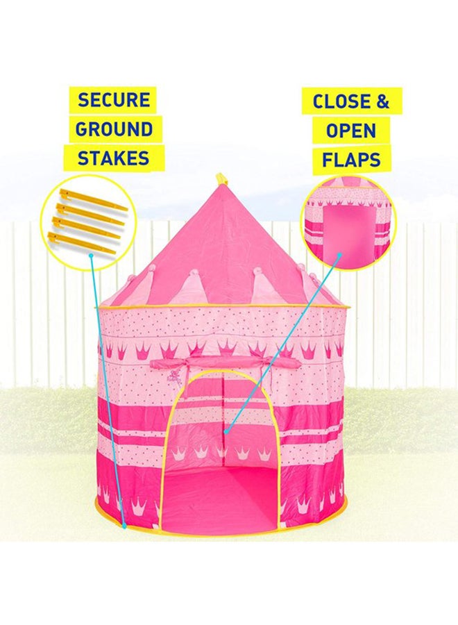 Do you want to give your kid a big surprise? This Portable Folding Pink Play Tent Children Kids - Image 4
