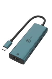 USB-C Hub 100W PD, Type-C to HDMI 4K, 3 USB-A Multiport Hub