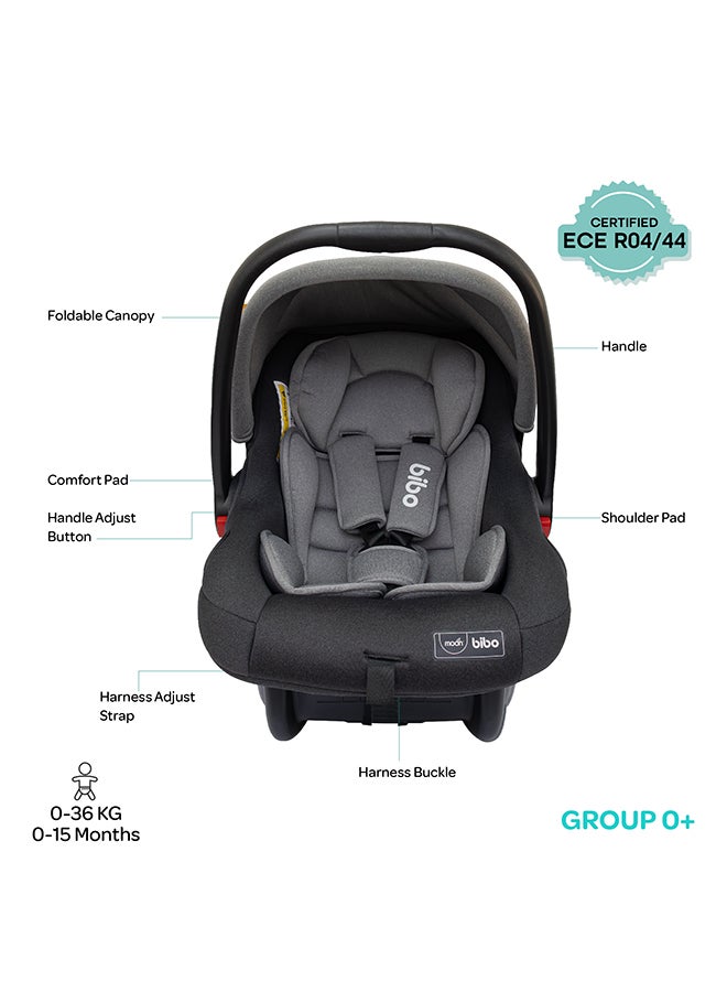Bibo Baby Carrier And Car Seat – Full Body Support Cushion, Group 0+ (0M+), Lightweight Infant Seat - Image 3