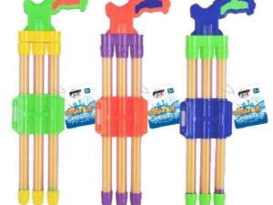 40cm long with 3gun barrels water shooter. Made of certified foam and ABS, light, soft, strong