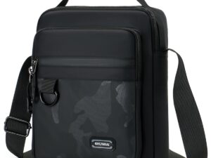 Qiccijoo Crossbody Bag Messenger Bag for Men or Women Purse Shoulder Bag Sling Bag Travel Bag for