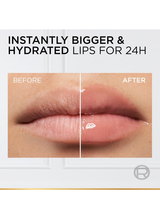 L’Oréal Paris Plump Ambition Hyaluron Lip Oil, Plumping Lip Oil With Hyaluronic Acid and - Image 5
