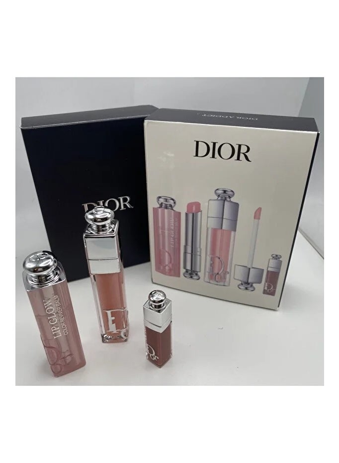 The Dior Addict 3-Piece Lip Essentials Set (001 Pink) - Image 4