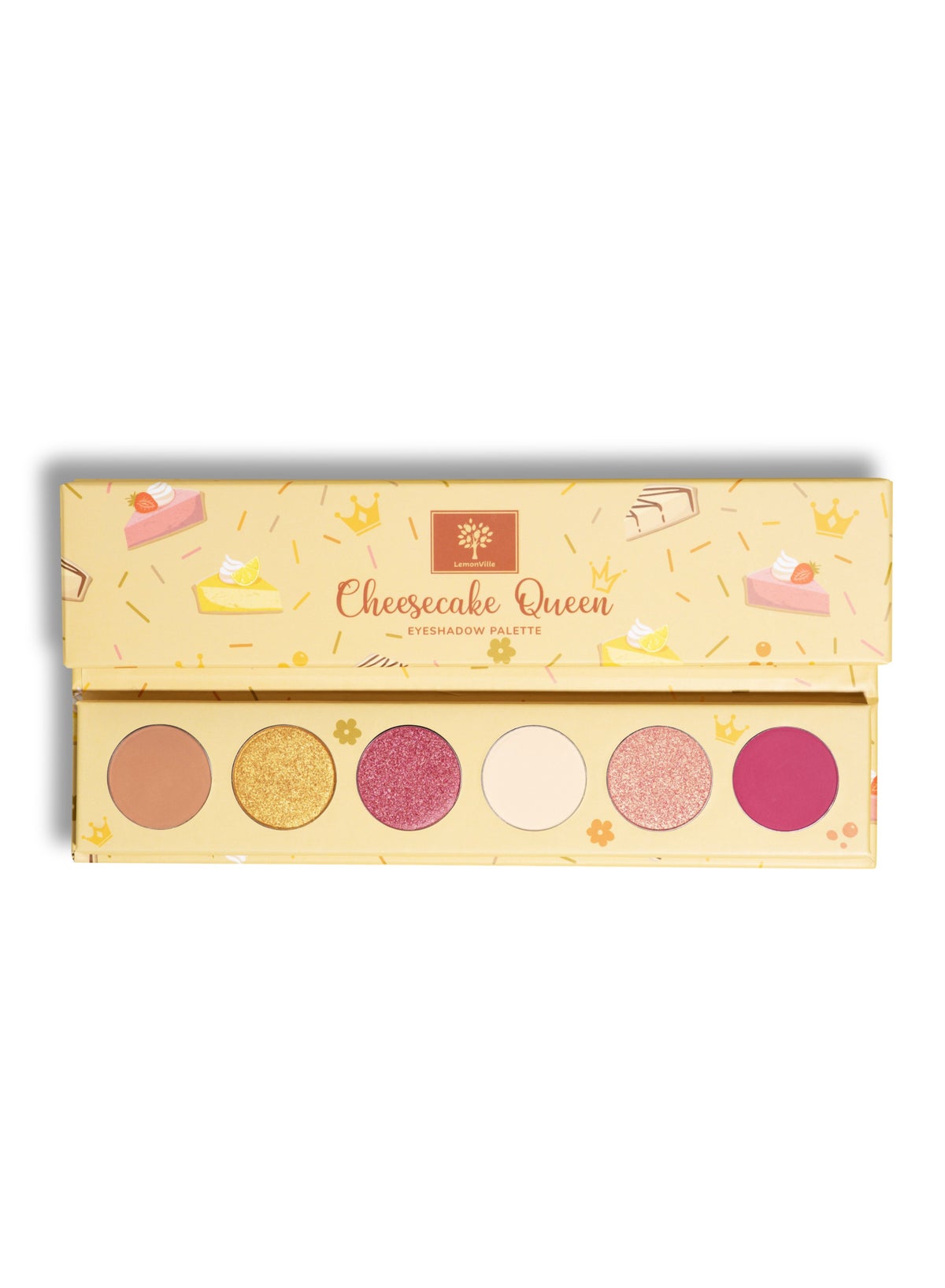 Cheesecake Queen Eyeshadow Palette is the yummiest bunch of colors. Create beautiful make-up look