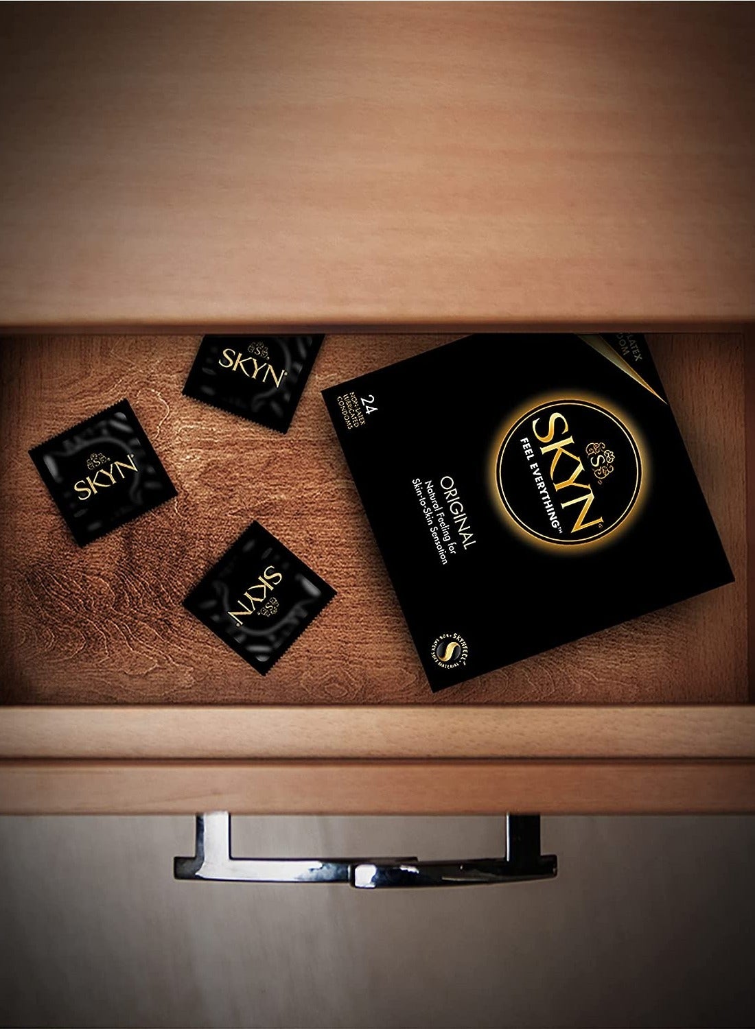 24-Piece Original Natural Feeling Lubricated Non-Latex Condoms For Skin-to-Skin Sensation - Image 5