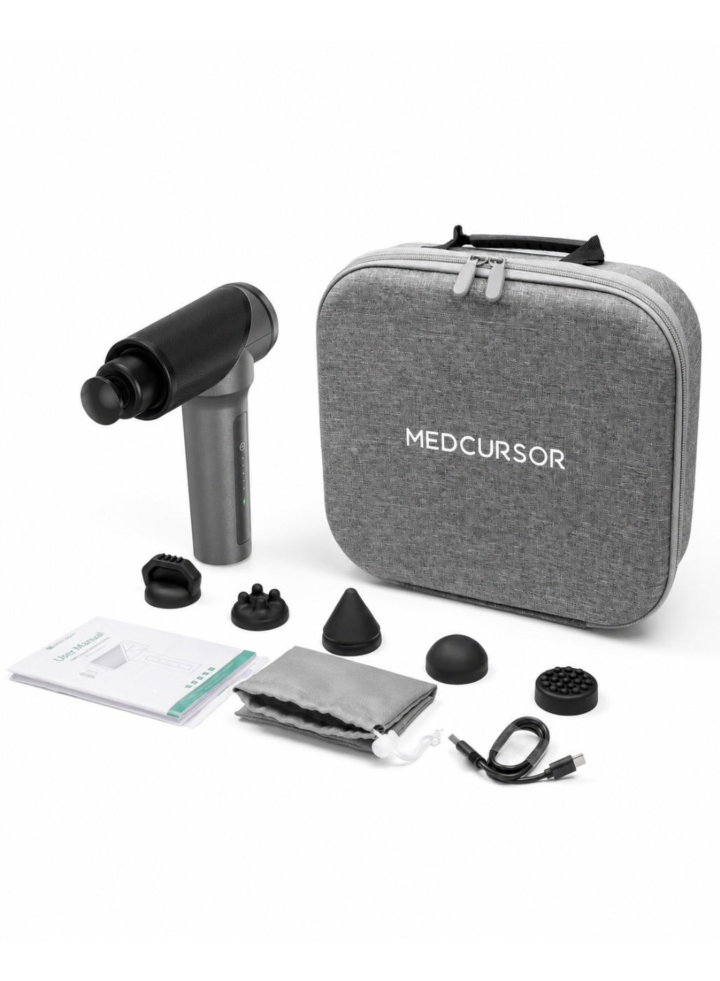 Medcursor Massage Gun Deep Tissue Percussion Muscle Mini Massager for Pain Relie