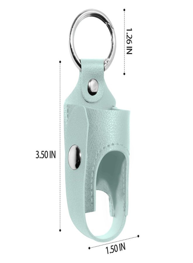 Holder Travel Case for Asthma Inhaler, PU Leather Travel Handy Mini Holster for Adults and Kids, Inhaler Not Included, Blue - Image 3
