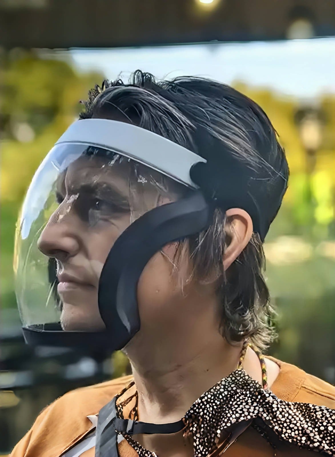 Super Protective Face Shield,Anti Fog Mask,Adult Clear Face Shield,Plastic Face Mask ,with Replaceable Filters