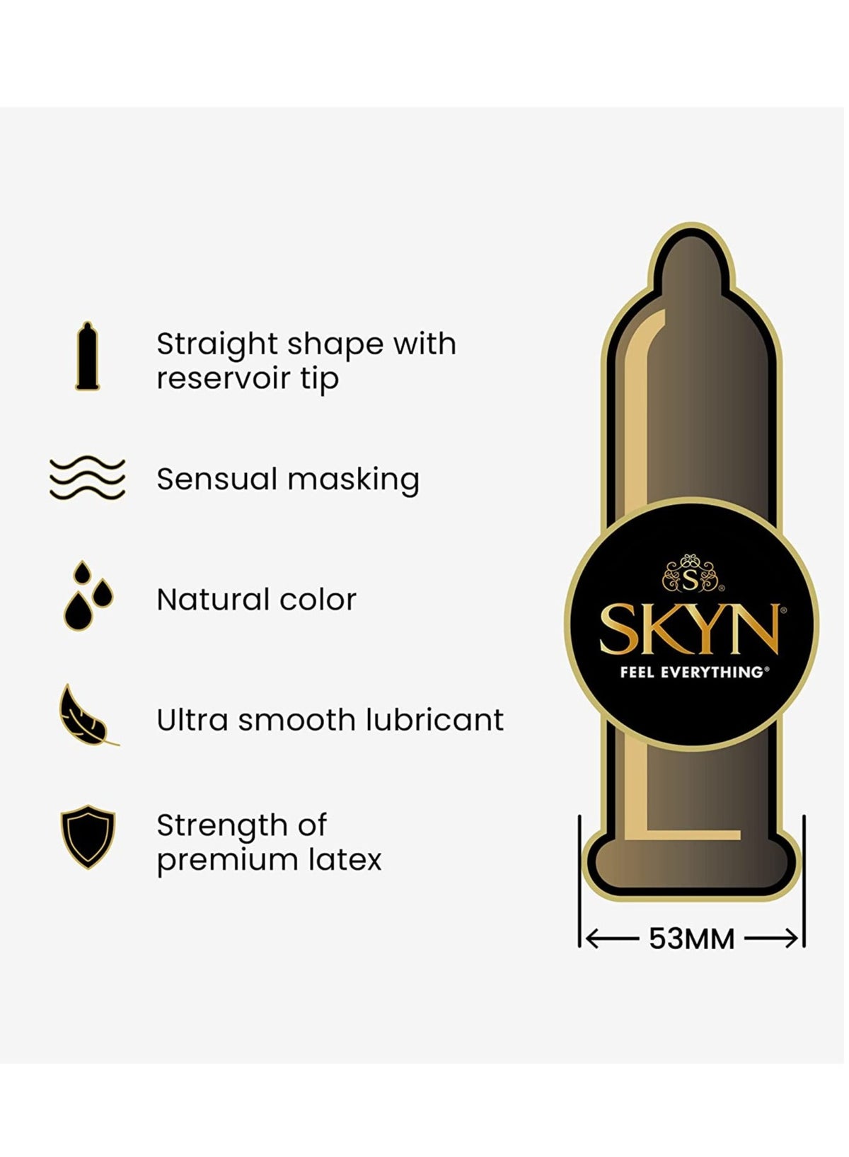 24-Piece Original Natural Feeling Lubricated Non-Latex Condoms For Skin-to-Skin Sensation - Image 2