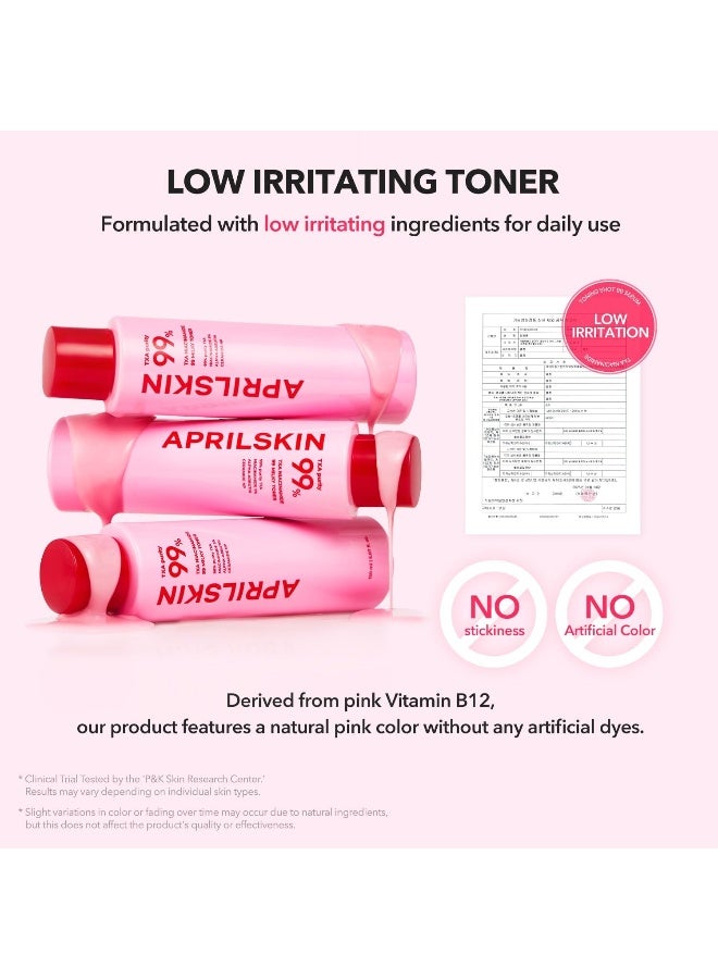 April Skin TXA Niacinamide 99 Pink Milky Brightening Cream Toner Even Skin Tone