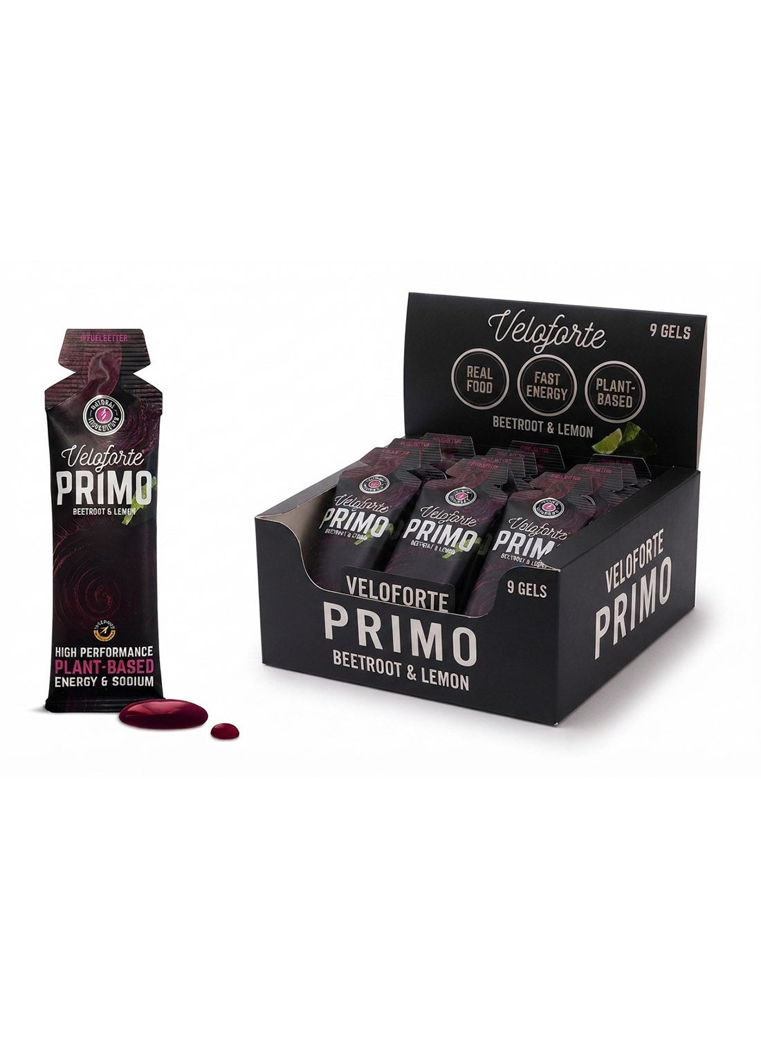 Primo Natural Energy Gel pack of 9