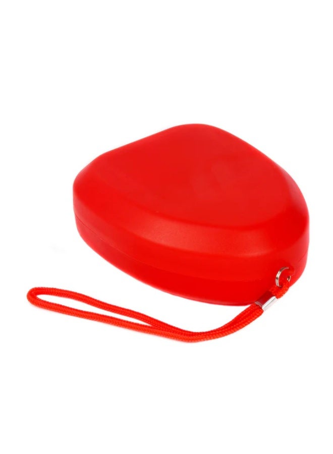 Adult CPR Rescue Mask with One-Way Valve, Pocket Resuscitator, First Aid Emergency Breathing Mask with Hard Case - Image 5