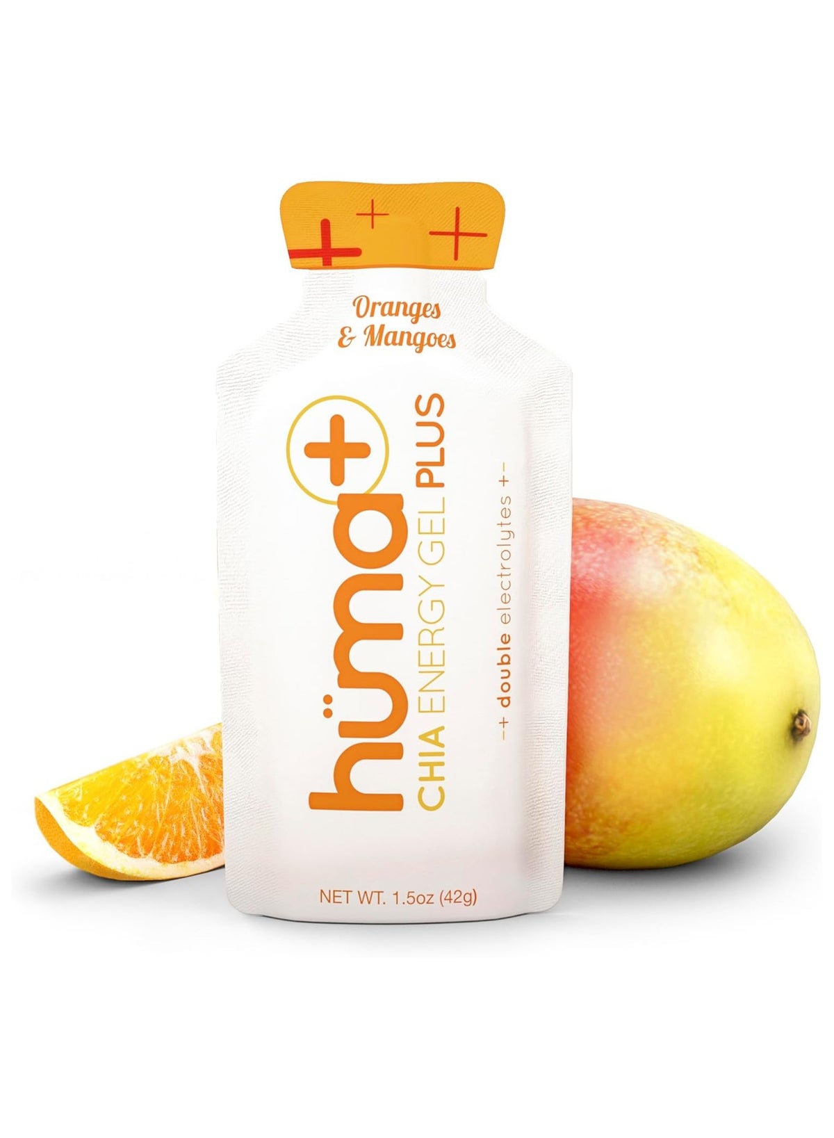 Huma Chia Energy Gel Plus Orange & Mango Pack of 9
