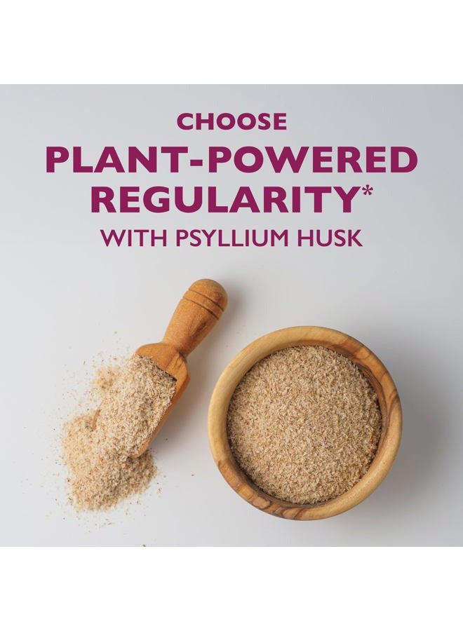 4-in-1 Psyllium Fiber Supplement, Orange, 114 Teaspoons, 1.4 Lbs - Image 3