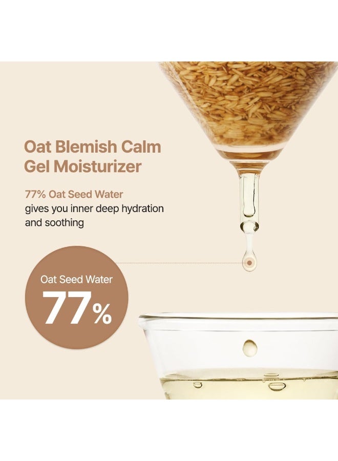 PURITO Oat-In Calming Gel Cream Lightweight Hydrating Soothing for Sensitive Skin 100ml - Image 3