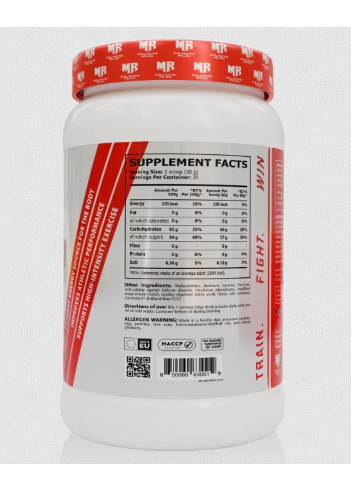 MUSCLE RULZ CARBO BLAST 30 Servings - COTTON CANDY - Image 2
