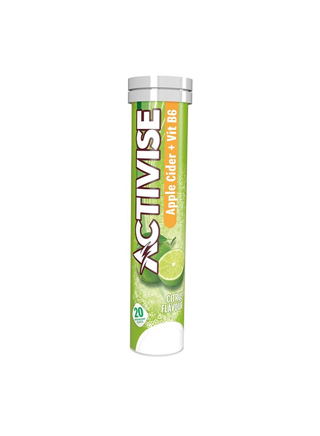 Apple Cider With Vitamin B6 Effervescent Tab Citrus 20's - Image 2