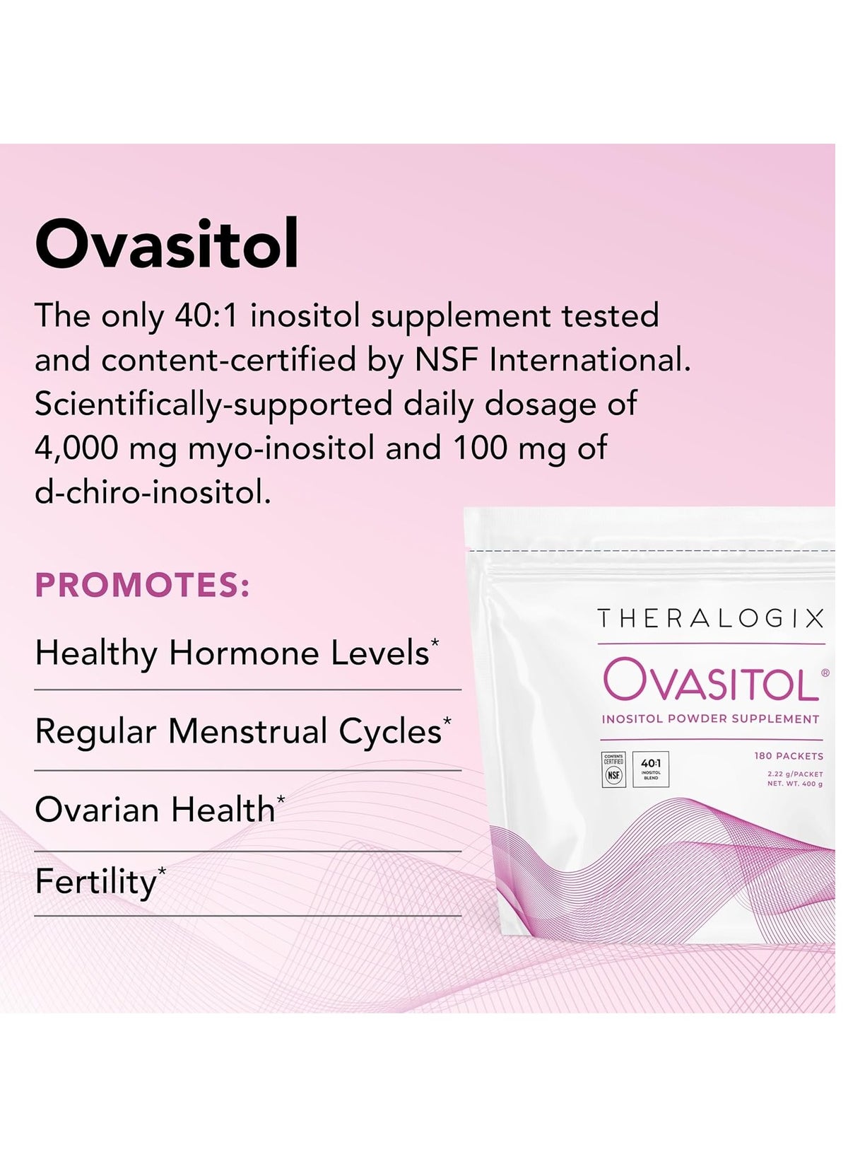 Ovasitol, 180 Packets, 2.22 g Each - Image 4