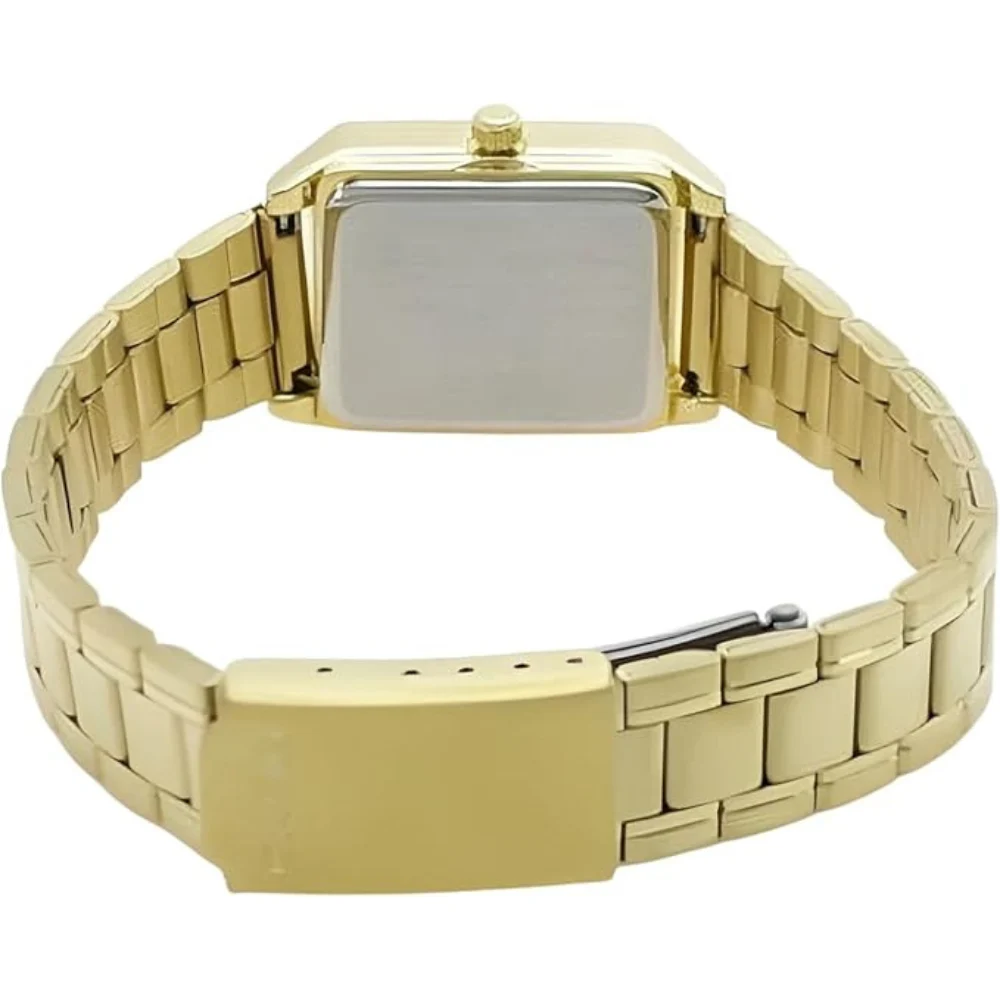 Casio Women Analog Quartz Watch 33 mm Gold Stainless Steel Rectangle Dial 50 m Water Resistant LTP-V007G-9BUDF - Image 2