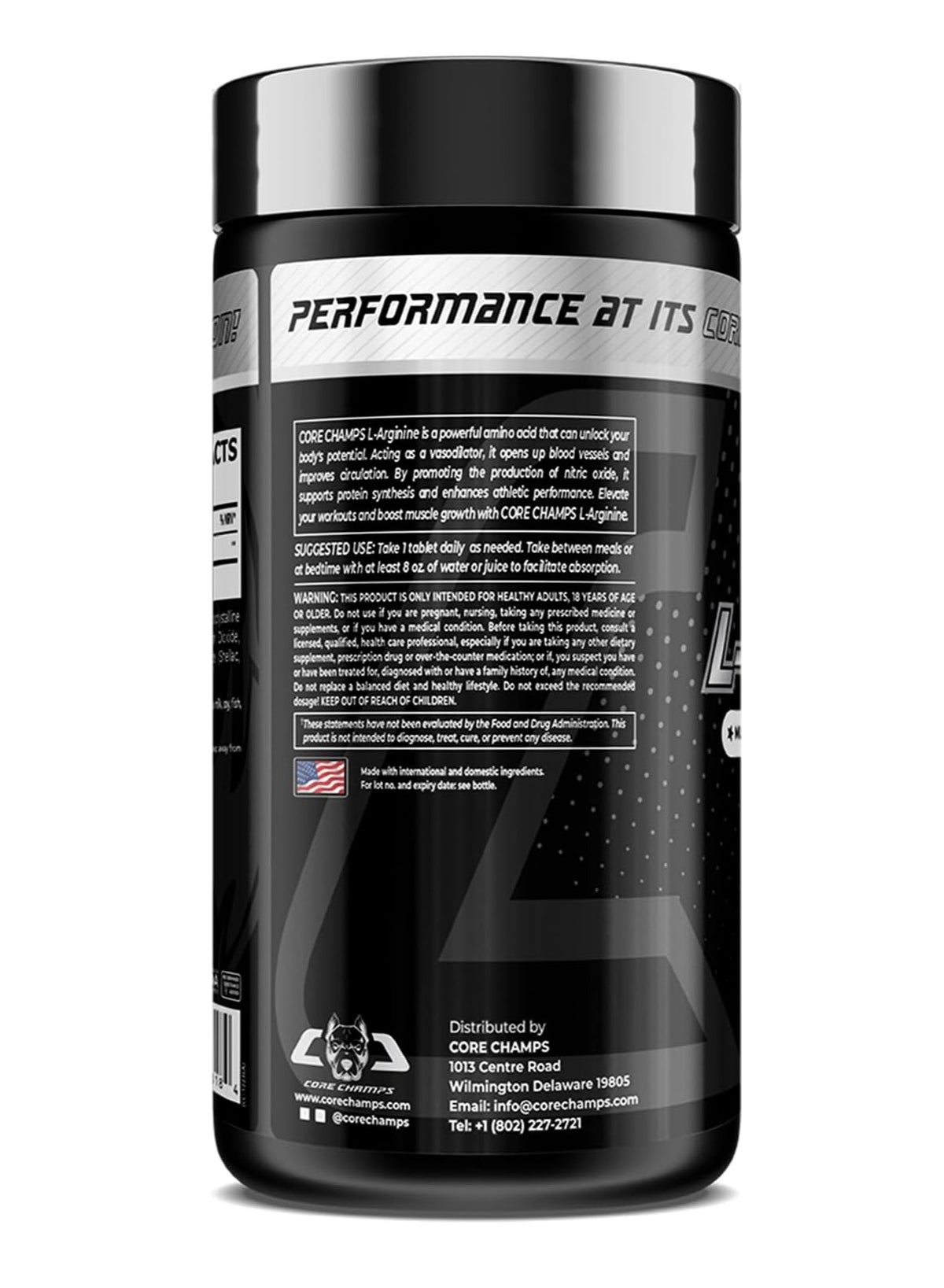 L-Arginine 1000 mg – 120 Tablets | Nitric Oxide Support, Endurance & Workout Per