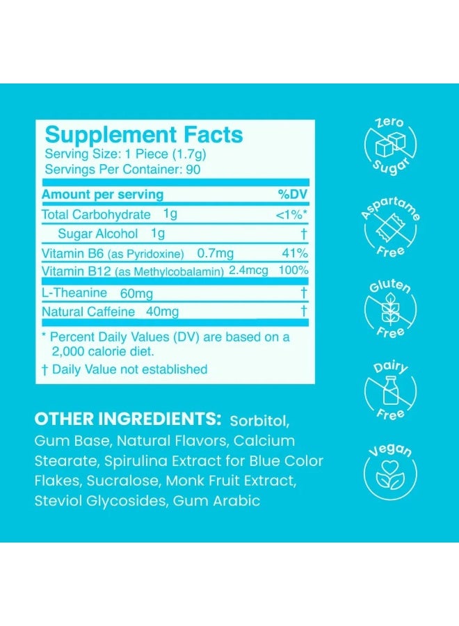 NeuroGum Energy Caffeine Gum (90 Pieces) Packaging May Vary