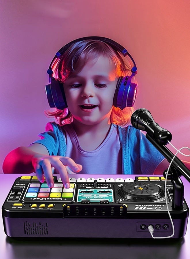 DJ Mixer Toys for Toddlers, Electronic Baby Musical DJ Toys with Lights, Songs,